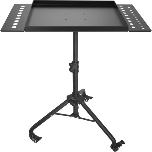 Rolling Tool Tray Cart, Mobile Work Table Tool Tray with 2 Tool Holder Metal Tattoo Tray Height Adjustable, Tool Table Rolling Utility Cart, Tray Cart Tool Storage for Salon Garage Bike Work Shop - Image 8