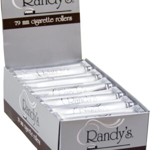 12pc Randy's 79mm Handheld Roll-Your-Own Cigarette Pocket Hand Rollers Display