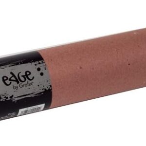 Grafix Edge Red Rosin Paper – 36” x 20’ Roll –Alternative to Drop Cloth, Provides a Protective Barrier and Absorbs Spills for Easy Cleanup, Roll