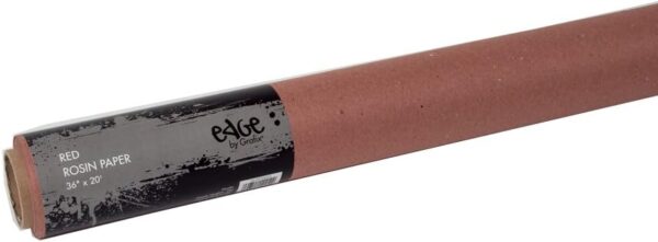 Grafix Edge Red Rosin Paper – 36” x 20’ Roll –Alternative to Drop Cloth, Provides a Protective Barrier and Absorbs Spills for Easy Cleanup, Roll