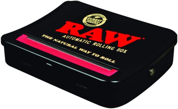 RAW 79mm Adjustable Automatic Cigarette Rolling Box (RED) - Image 2