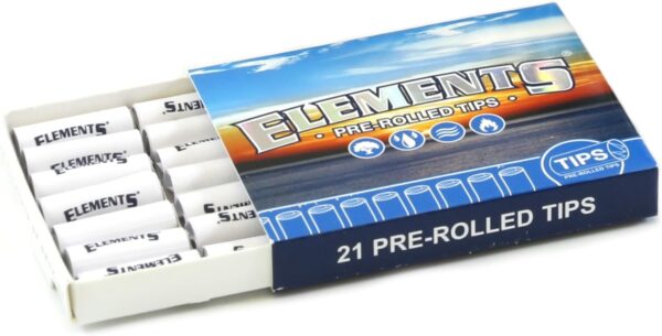 Elements Pre-Rolled Tips - 20 Pack with 21 Tips per Pack - Image 3