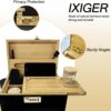 IXIGER Rolling Tray Set with Stash Box & Lockable Storage Box - Complete Rolling Tray Set for Cigarette Rolling, Storage & Organization - Durable & Stylish Rolling Tray for Smokers - Image 3