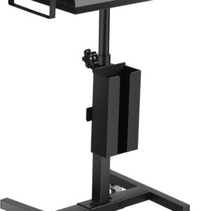 POARMEEY Tattoo Tray Cart Salon Tray with Wheels Rolling Tray Table Station Adjustable Height with Multiple Storage for Tattoo Studio Salon Medical