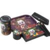 Metal Herb Grinder Rolling Tray Set, Bring a Suitcase Premium Grinder 7-in-1 Moisture-Proof Smell-Proof Bag Travel Set - Image 3