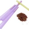 Pre Rolled Cones | Organic Rolling Papers | 50ct 1 1/4 Size with Tips - Slow Burn, Sturdy Natural Gum Seal, Ultra Thin with Plastic Cone in Popular Colors (Purple, 1 1/4 Size) - Image 2