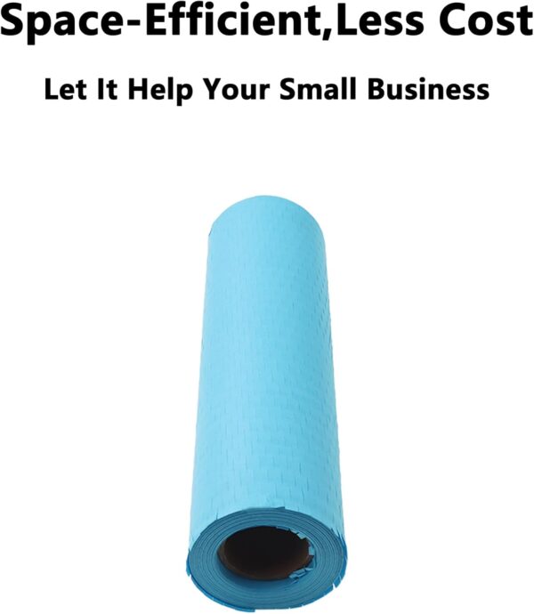 Honeycomb Cushioning Wrap Paper Roll,ULIFESTAR Honeycomb Kraft Packing Paper,Alternative To Bubble Wrap Roll,1PC Recyclable Honeycomb Packing Paper for Shipping Moving Blue, 25cm*100m/9.84"*328ft - Image 3