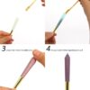 100 PACK Colorful Pre Rolled Cones With Golden Tips, 1 ¼ Size Rainbow Preroll Cones Rolling Papers(Include Loader and Packing Sticks) - Image 6