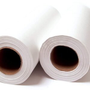 TIDI 618 Avalon Papers Chiro Headrest Roll, Fluid and Barrier Protection, Absorbent Crepe Paper, White, 8.5" Width, 125' Length, Pack of 25