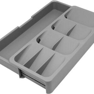 EOOXEKFX Weiliya UNRRZLCA Kitchen Drawer Organizer Tray,Drawer Organiser,Cutlery Tray,Expandable Utensil Tray for Kitchen,Compact Plastic Storage Organisation for Spoons
