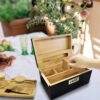 IXIGER Rolling Tray Set with Stash Box & Lockable Storage Box - Complete Rolling Tray Set for Cigarette Rolling, Storage & Organization - Durable & Stylish Rolling Tray for Smokers - Image 6