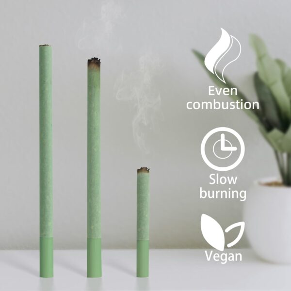 Rolling Paper, Kingsizeslim 110MM Rolling Paper with Tip, 9 Pack with 5 Colors Rolling Paper + 2 Tip, Slow Burn & Ultra Thin Smoking Accessories - Image 7