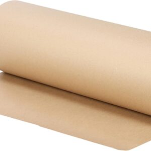 The Boxery Kraft/Brown Kraft Paper Roll, 24” x 5520” (460’)-70lb. Thickness Extra-Heavy Duty Brown Wrapping Paper,Natural Kraft Packing Paper,Void Fill,Arts and Crafts,Bulletin Boards, Gift Wrapping