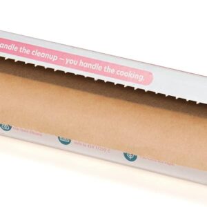 Parchment Paper – Brown Natural Baking Paper Roll - Unbleached FSC Certified – Non-Toxic, Chlorine Free Non-Stick Silicone Coated Oven-Safe Paper, 70 Sq Ft