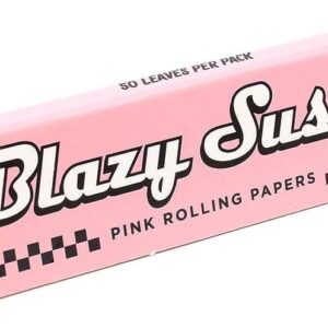 Kingsize Slim Pink Rolling Papers - 50 Leaves Per Pack