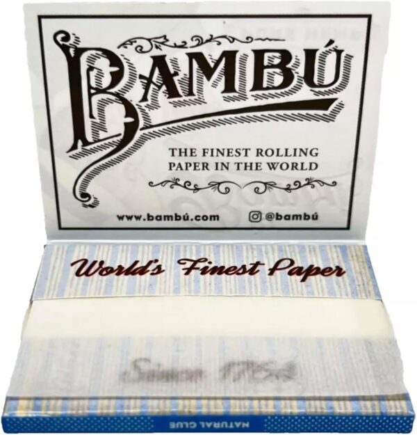 Bambu - Big Bambu Pure Hemp Rolling Paper (3 Booklets) - Image 4