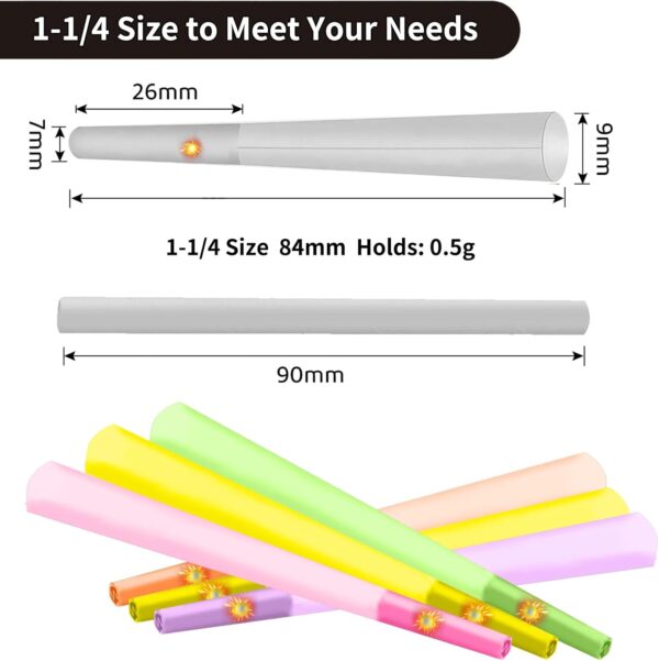 Flavored Pre Rolled Pop Cones | Pack of 30 | 6 different flavors | 84mm | Filter Tip with Bursting Flavor Bead for Enhanced Smoking Experience | Just pop it - Image 3