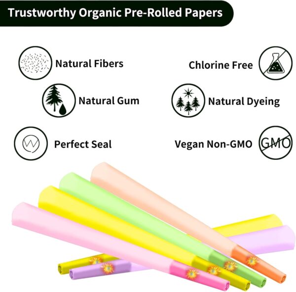 Flavored Pre Rolled Pop Cones | Pack of 30 | 6 different flavors | 84mm | Filter Tip with Bursting Flavor Bead for Enhanced Smoking Experience | Just pop it - Image 4