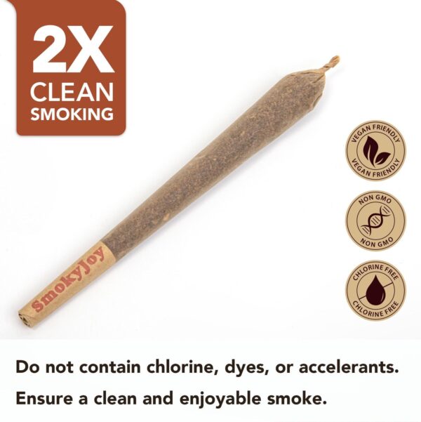 Cones Rolling Papers Pre Rolled Paper Cones 1 1/4 Size - 100 Pack Preroll Pre Rolls Paper with Filter Tips and Packing Tubes Included - Image 2