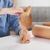 JARLINK Honeycomb Packing Paper, 15"x 213' Bubble Packing Wrap for Packing/Shipping/Moving, Eco-Friendly Bubble Packing Paper Wrapping Roll, Recyclable Moving Supplies With 20 Fragile Sticker Labels - Image 8