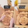 Dish Packing Kit Glassware Moving Supplies for Friagle Items 15"x500' Honeycomb Packing Paper Roll Recyclable Moving Paper with Fragile Stickers Alternative to Bubble Cushioning Wrap for Shipping - Image 6