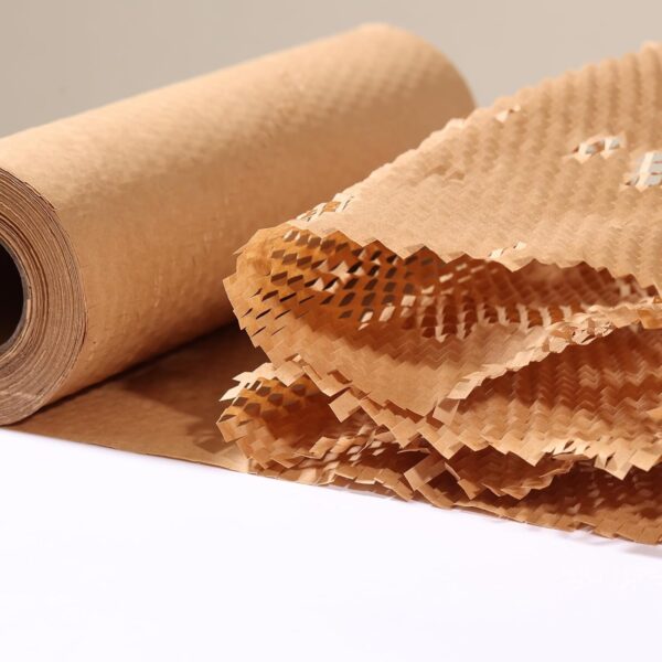 12Inch x 50FT Honeycomb Packing Paper Sheets for Moving Sustainable Alternative to Bubble Cushioning Wrap for Shipping Box Protective Roll - Image 2