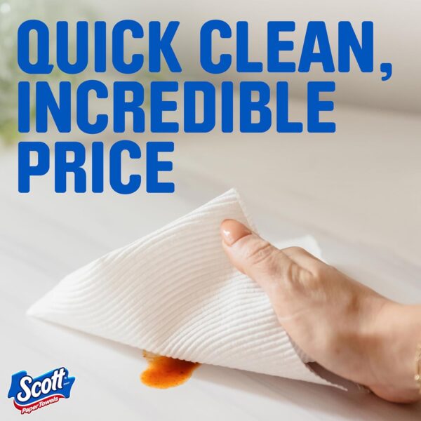 Scott Paper Towels, Choose-A-Sheet, 30 Double Rolls = 60 Regular Rolls (108 Sheets Per Roll) - Image 4