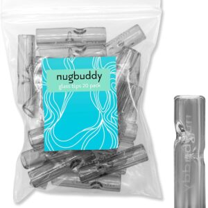 Glass Tips for Joints - 8mm Reusable Glass Rolling Tips - Mouthpiece Filter Crutch Fits in Rolling Machines - 20 Pack