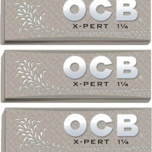 OCB X-Pert 1 1/4 Rolling Papers - 3 packs - 50 papers each