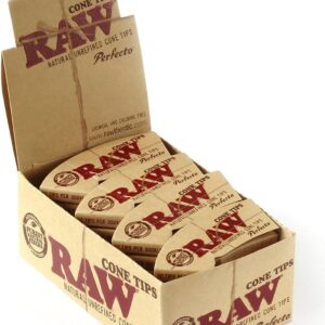 RAW Natural Rolling Cone Tips -1 box - 24 booklets