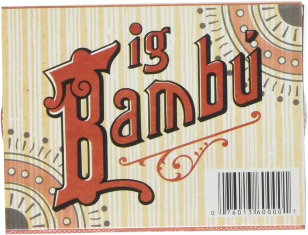 4 Packs Booklets of Big Bambu Cigarette Rolling Papers - Image 2