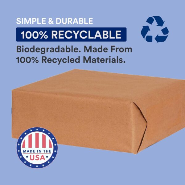 BOX USA Kraft Brown Paper Roll, 50#, 12" x 720', 100% Recycled Paper, Ideal for Shipping, Packing, Moving, Gift Wrapping, Craft, Dunnage and Parcel - Image 4