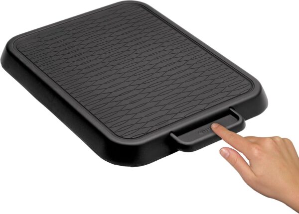 Copco Coffee Cab Rolling Countertop Small Appliance Stand - 2555-0217,Black - Image 3