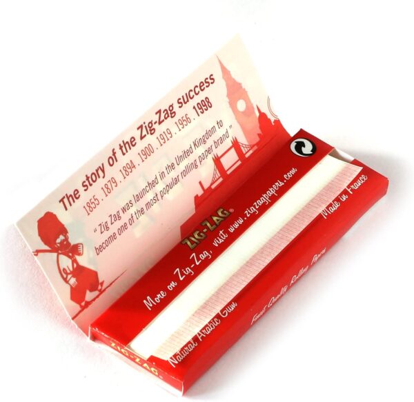 10 booklets - Zig Zag Red Regular Multipack Rolling Papers - total 500 papers - Image 3