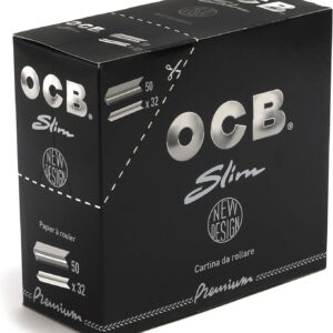 Ocb Premium King Size Slim Rolling Paper Full Box of 50 Packs