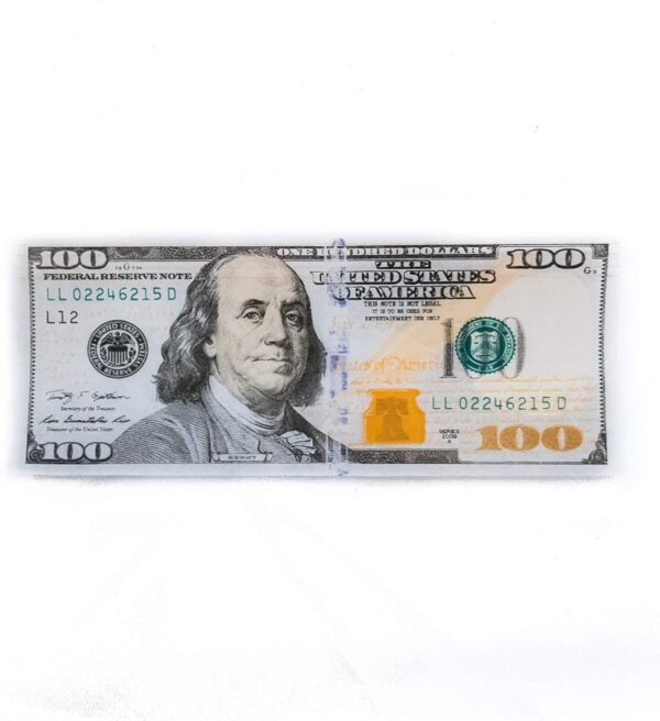 Empire Rolling® Benny Original 4-Pack – King Size Ultra-Thin Rolling Papers with Tips, $100 Bill Design, Natural Fibers, 111mm x 44.5mm (80 Papers + 80 Tips) - Image 6