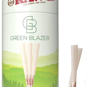 RAW Cones Organic 1-1/4 Size: 150 Pack – Patented Slow Burning Pre Rolled Rolling Papers with Tips, Organic Raw Paper, 84mm