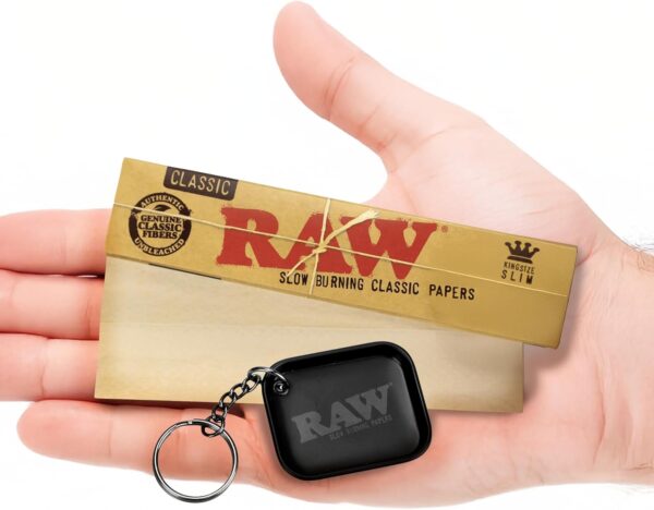 RAW Classic King Size Slim Rolling Paper - 6 Pack - 32 Leaves per Pack = 192 Leaves - Image 3