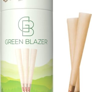 RAW Cones Organic King Size: 50 Pack - Pre Rolled Papers & Tips, Patented Slow Burning Rolling Papers, 109mm