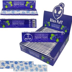 Blueberry Flavored Rolling Papers, King Size 109x44mm