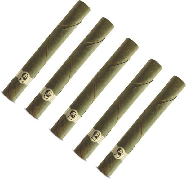 Zig-Zag Mini Palm Rolls (5 Pack) - Blueberry Flavor - Natural Pre Wrap Palm Leafs Pre Rolled Cones - Palm Cones - Image 2