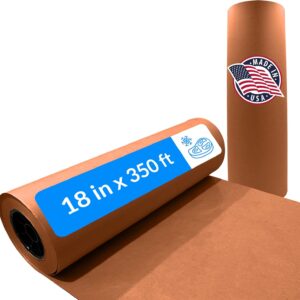 Reli. Pink Freezer Paper Roll | 18 Inch x 350 Ft - Bulk | Made in USA | Peach Freezer Paper Roll for Meat | Food Grade, Poly-Coated for Wrapping/Freezing Meat (Pink)