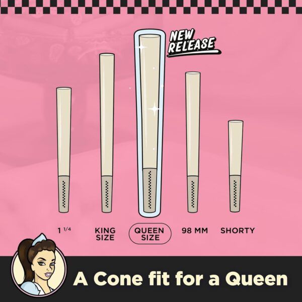 Pink Pre-Rolled Cones, 50 Count (53mm Mini) - Slow-Burning Rolling Paper & Ultra-Thin Preroll Cones with Filter Tips - Vegan, GMO-Free, Convenient & Easy-To-Use Prerolled Shortys - Image 7