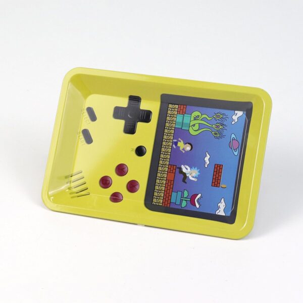 Rolling Trays Premium Metal Tray with Design - Perfect Size for Home Or Travel Accessories, Game - Image 7