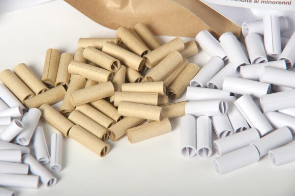 HABIBI – Prerolled Filter Tips – Rolling Paper Tips – Rolling Crutches- Slim Ø7mm Filter Tips – 120pc Pack, NATURAL - Image 3