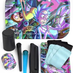 Rolling Tray Set, Smoking Accessories, RM Tray Bundle by Gray Oval