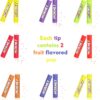 Mix Flavored Pre-Rolled Tips for Rolling Papers, Strawberry Blueberry Pineapple Cream, Ø7mm Filters (4 packs of 10) - Image 5