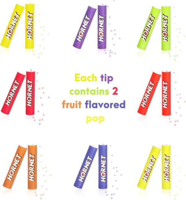 Mix Flavored Pre-Rolled Tips for Rolling Papers, Strawberry Blueberry Pineapple Cream, Ø7mm Filters (4 packs of 10) - Image 5