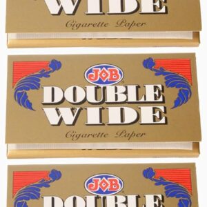 JOB Cigarette Rolling Paper Double Wide Gold - 5 Pack - 120 Leaves total