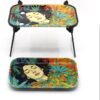 Metal Rolling Tray, Foldable Cone Loader Tray Pre Roll Machine for King Size &1 1/4 Size Pre Rolled Cones Filler Funnel Double Rolling Tray with Full Accessoris (Yellow) - Image 4